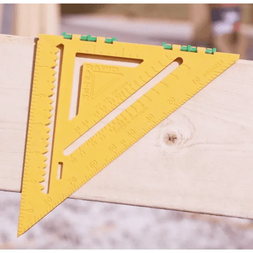 Rapid Rafter Double Sided 7 Inch Rafter Square - Image 4