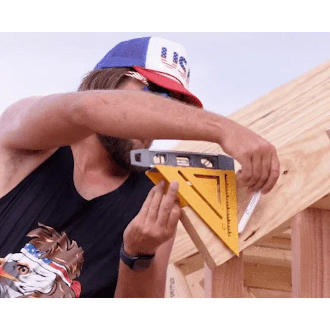 Rapid Rafter Double Sided 7 Inch Rafter Square - Image 5